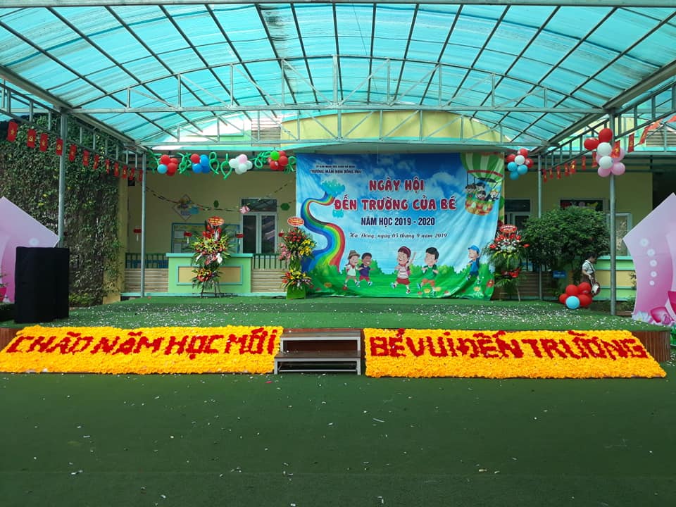 Sân khấu ngày khai giảng năm học 2019 - 2020